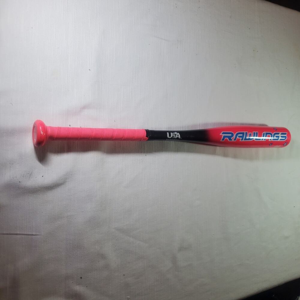 Rawlings T-Ball Baseball Bat 26 Inch 15 Oz Pink Metal Alloy 2 1/4 Barrel